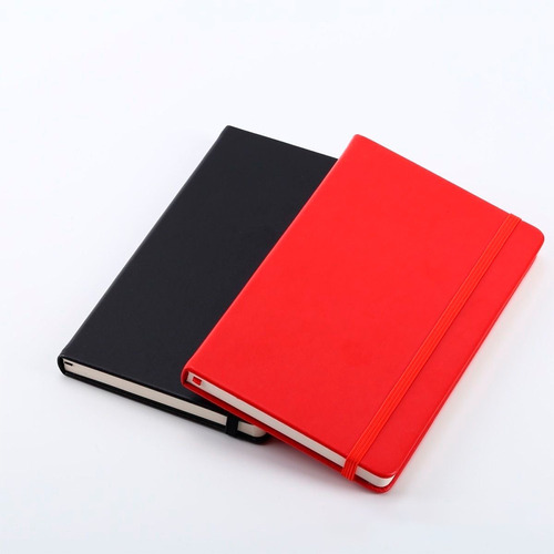 Cuaderno Libreta Notas Hoja Raya 96 Hojas 21 X 14.5cm 12 Pzs Color Negro
