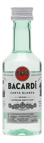 Pack De 12 Ron Bacardi Carta Blanca Mini 50 Ml