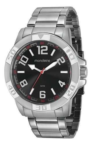 Relogio Masculino Prata Mondaine Analógico 99369g0mvne1