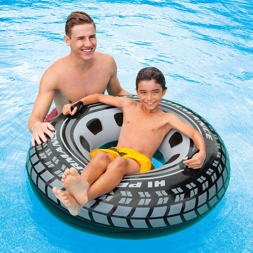Imagen 2 de 2 de Salvavidas Inflable Cubierta Gigante 114cms Intex