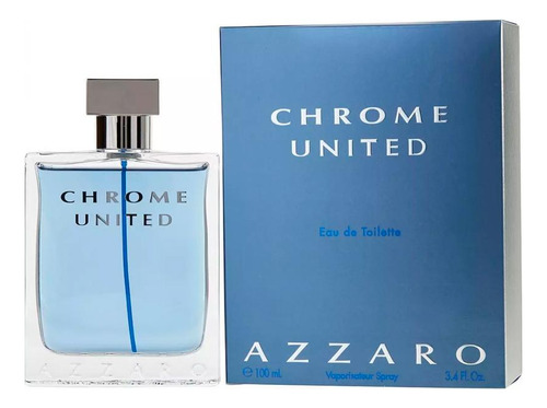 Perfume Azzaro Chrome United Edt para hombre, 100 ml