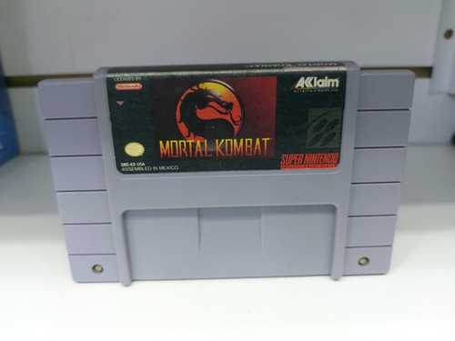 Mortal Kombat Original Snes Supernintendo 