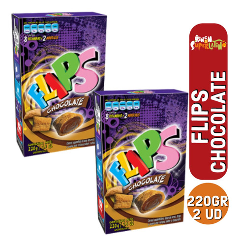 Flips Chocolate 220gr - Cereal