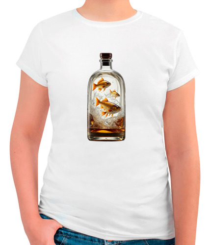 Playera Pez En Una Botella - Peces - Moda - 05