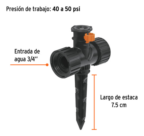 Aspersor Mini 360° Truper 12297