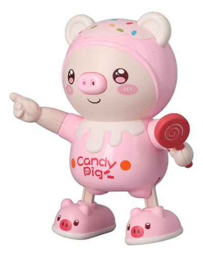 Pink Interactive Dancing Pig Toy Electronic Piglet Cool