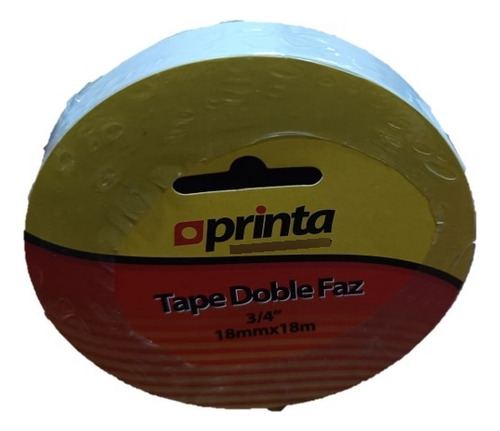 Cinta Adhesiva Doble Faz 3/4  18mmx18mt Printa Pack X 2 Und