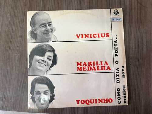 Lp Vinicius Marilia Medalha Toquinho Como Dizia O Poeta 1971