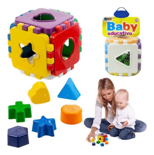 Baby Cubo Educativo Coração Brinquedo