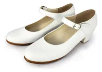 Comprar Zapatos De Danza Folklorica Color Blanco Danza Regional