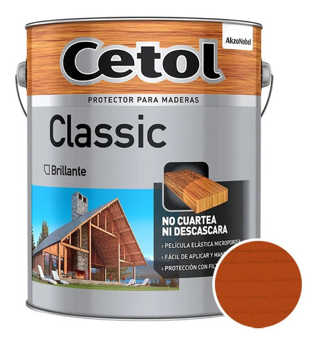 Cetol Classic Brillante Cedro X 4l - Caporaso Cedro Satinado