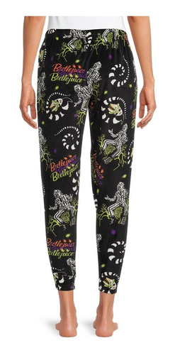 Pantalones Para Dormir Con Bolsas Mujer Beetlejuice Talla M