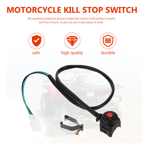 Botón De Arranque Para Motocicletas, 2 Unidades, Para Matar
