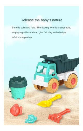 Juego De Herramientas De Playa Y Arena Para Niños, Juguetes