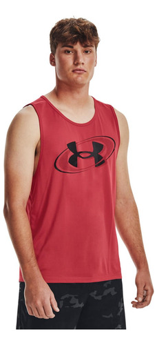 Camiseta Red Hombre Ua Tech 2.0 Branded 1376786-638-re9