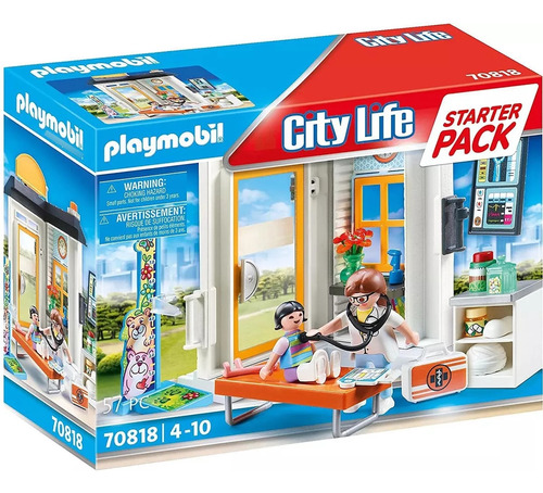 Playmobil City Life Starter Pack Pediatra / Médico - 70818 