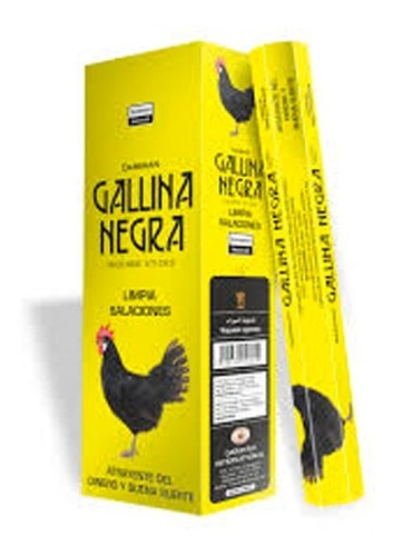 Incienso Gallina Negra Limpia Salaciones Protección Del Aura