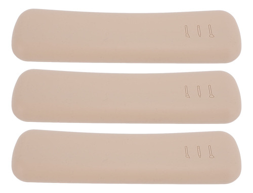 Funda De Viaje De Silicona Para Brochas De Maquillaje, 3 Uni