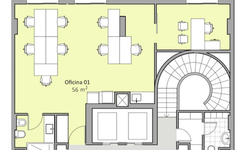 Oficina 1 Ambiente En Venta En Montevideo