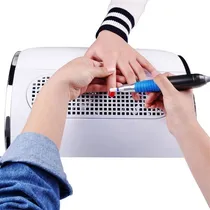 Comprar Aspirador Extractor Polvo Uñas Colector Aspiración Manicura Color Blanco