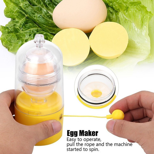 Mezclador De Yema De Huevo Blanco Dorado De Egg Maker