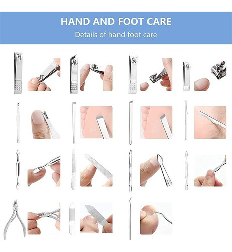 Set Manicura Con Estuche 26 Piezas