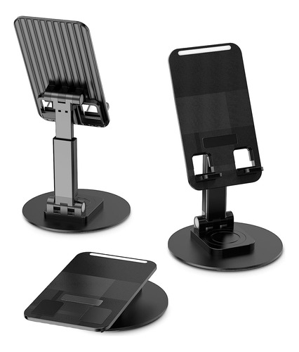 Soporte Para Celular Base Giratoria 360, Soporte Plegable