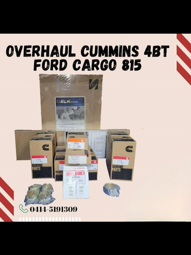 Overhaul Cummins 4bt Ford Cargo 815
