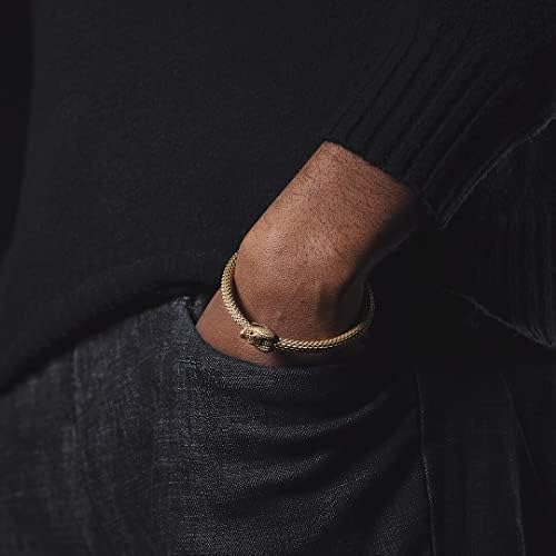 Coppertist.wu Brazalete Ouroboros De Latón Brazaletes De Ser