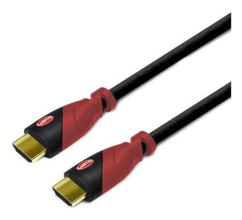 Cabo Hdmi 2.0 Conector Gold 4k 3d Hd 10 Metros Comtac 9364