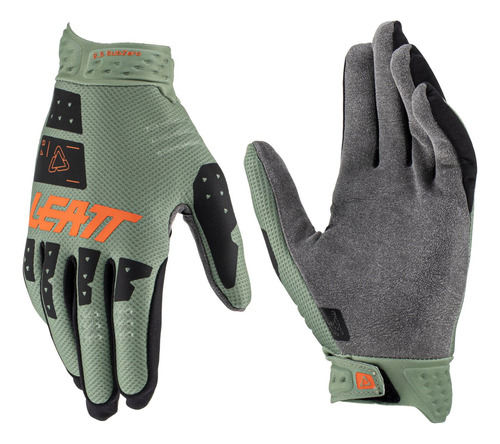 Guantes Motocross Leatt - Moto 2.5 Subzero - Verde Talle XXL