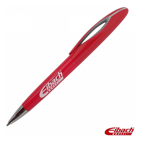 Caneta Imp Eibach Grife Tinta Ciano Exterior Vermelho