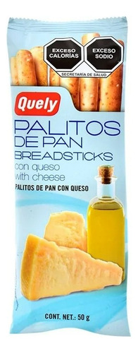 Palitos De Pan Quely Con Queso 50 G