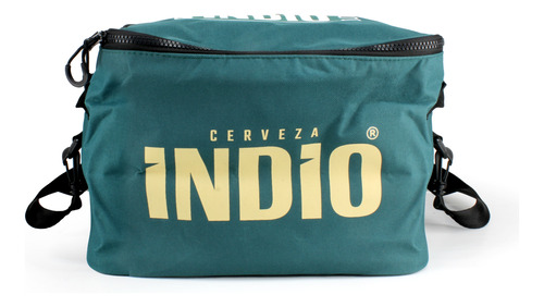 Soft Cooler Cerveza Indio Color Verde 