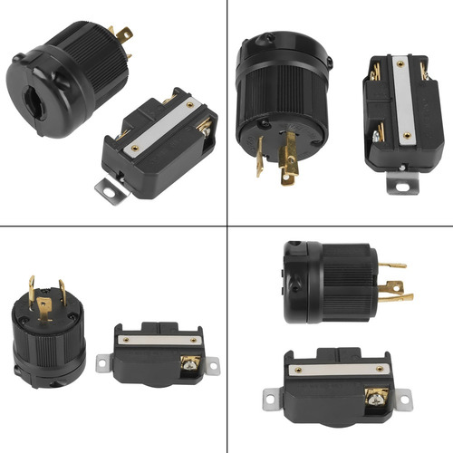 Nema L6-30p L6-30r 30a 250v - Candado Eléctrico (3 Pines)