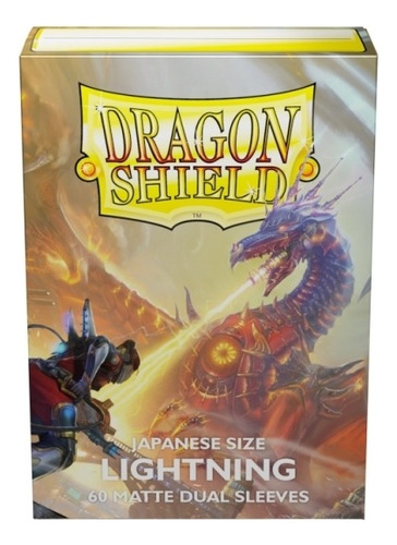 Mangas dobles mate Dragon Shield color amarillo Lightning Japanese