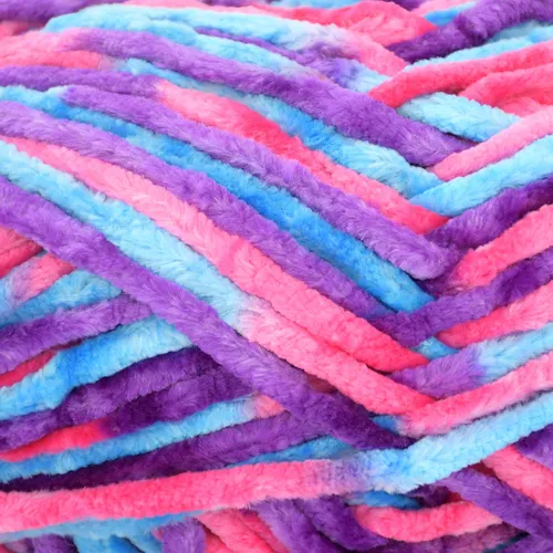 Yarfofun Rainbow Velvet Chenille De Yarfofun, Paquete De 12