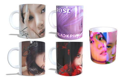 Mugs Personalizado Blackpink Posillos Vasos Kpop