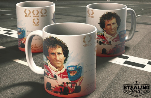 Imagen 2 de 3 de Taza Fierrera - Alain Prost #08 | World F1 Champion Edition
