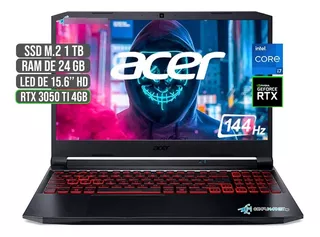 Acer Nitro Intel Core I7 Ssd 1tb Ram 24gb Rtx 3050ti