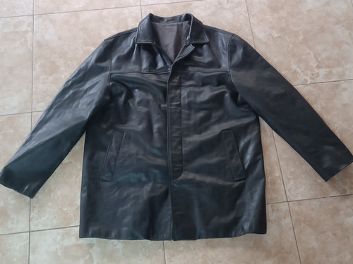 Chaqueta De Caballero Cuero Genuino Banana Republic (Usado)
