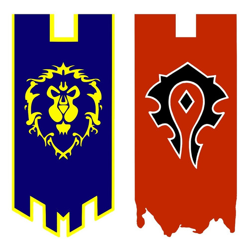 Imagen 1 de 8 de Estandartes Banderas World Of Warcraft Wow Wilwarin 