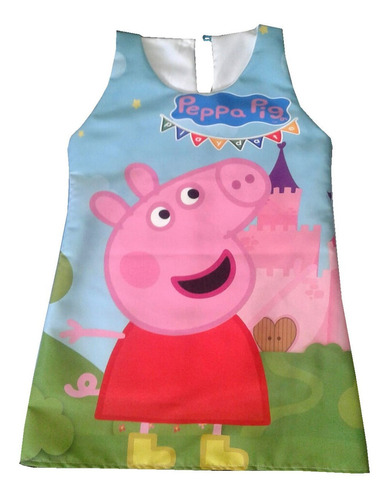 Vestido Para Niñas De Cerdita - Cs