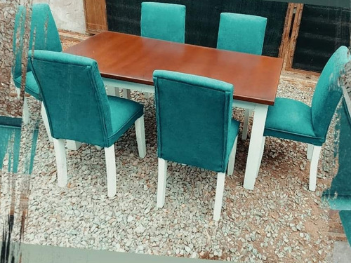 Juegos De Comedor Todos Tapizado, Madera Living 