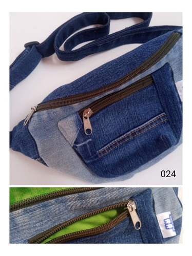 Imagen 4 de 6 de Riñonera De Jean Reciclado