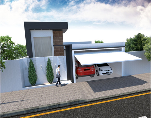 Imagem 3 de 8 de Planta De Casa 3 Quartos - Projeto Arquitetônico Completo