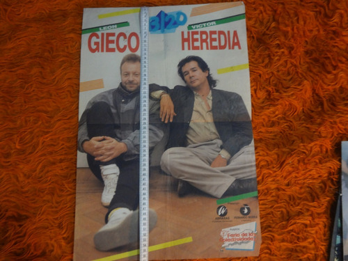 Leon Gieco Victor Heredia Poster Revista 13/20