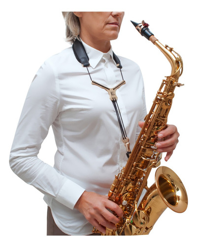 Correia Para Saxofone Bg S20ymsh Zen Gancho Luxo
