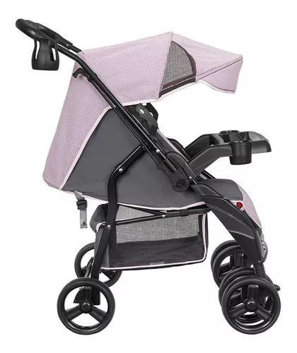 Carrinho de Bebe Tutti Baby Joy II com Bebe Conforto Rosa - Maçã Verde Baby