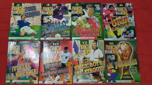 Colección Revistas Meridiano Mundial Futbol Francia 98 